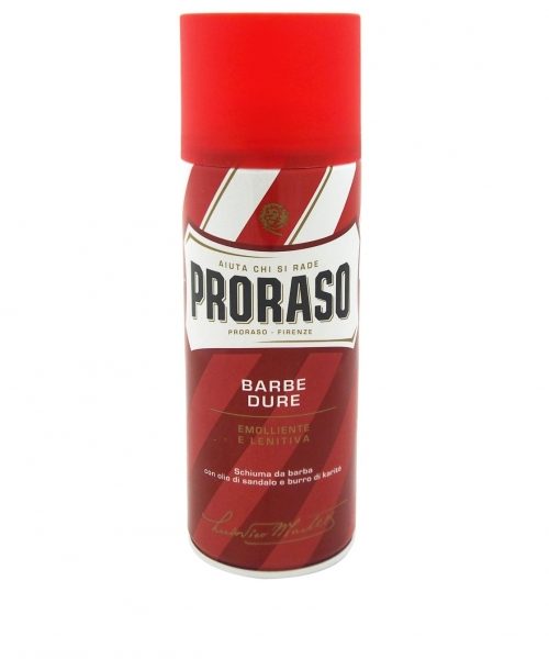 Proraso Shaving Foam For Coarse Beards with Sandalwood Oil and Shea Butter 400ml